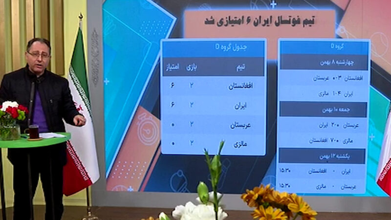 تیم ملی فوتسال ایران در جام ملت های فوتسال آسیا 6 امتیازی شد