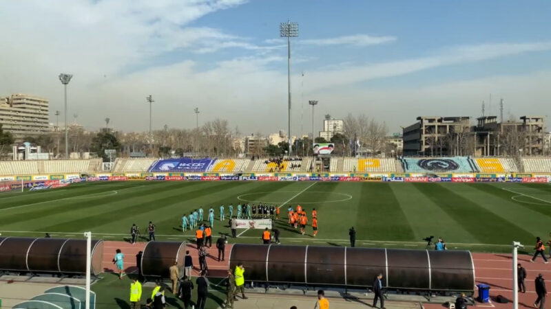 ورزشگاه دستکردی آماده بازی هفته بیست و یکم لیگ برتر