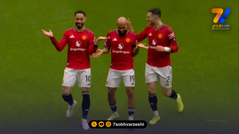 گل اول منچستریونایتد به تاتنهام توسط برایان امبئومو