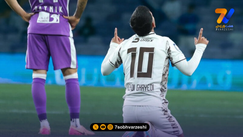 واکنش قایدی پس از گلزنی به العین +عکس