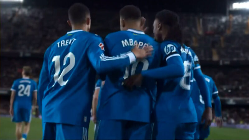 گل دوم رئال مادرید به والنسیا توسط کیلیان امباپه