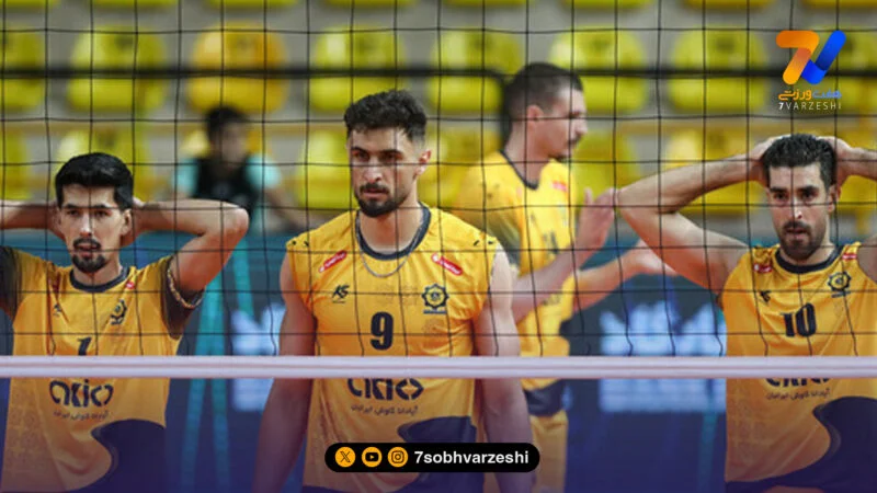 سوت پایان نیم‌فصل لیگ برتر والیبال