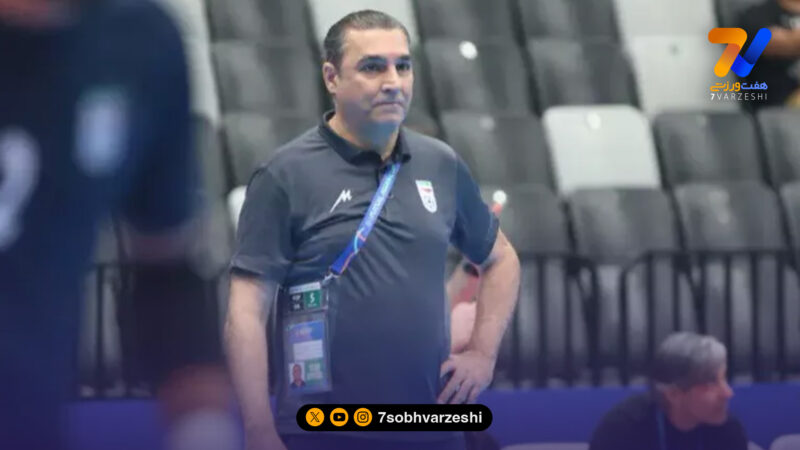 مربی فوتسال ایران: روی سکو نرفتن شمسایی به خاطر ما بود