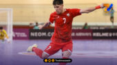 بازیکن افغانستان در صدر نظرسنجی بهترین گل جام ملت‌های فوتسال آسیا