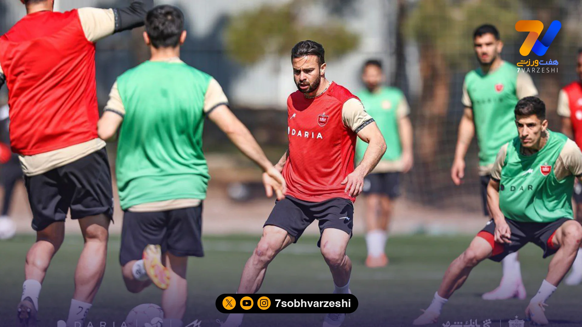 گزارش تصویری| پرسپولیس با اوسمار تمرین کرد