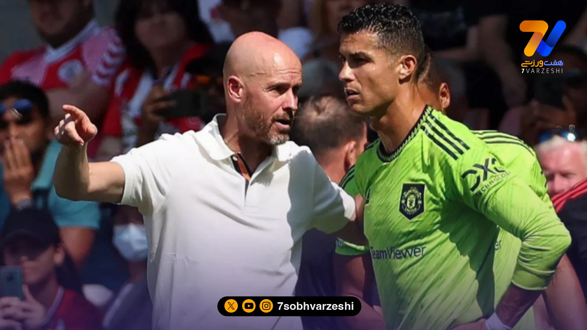 از بی‌احترامی تا جدایی؛ روایت تازه از سقوط رابطه رونالدو و تن‌هاخ - فوتبال