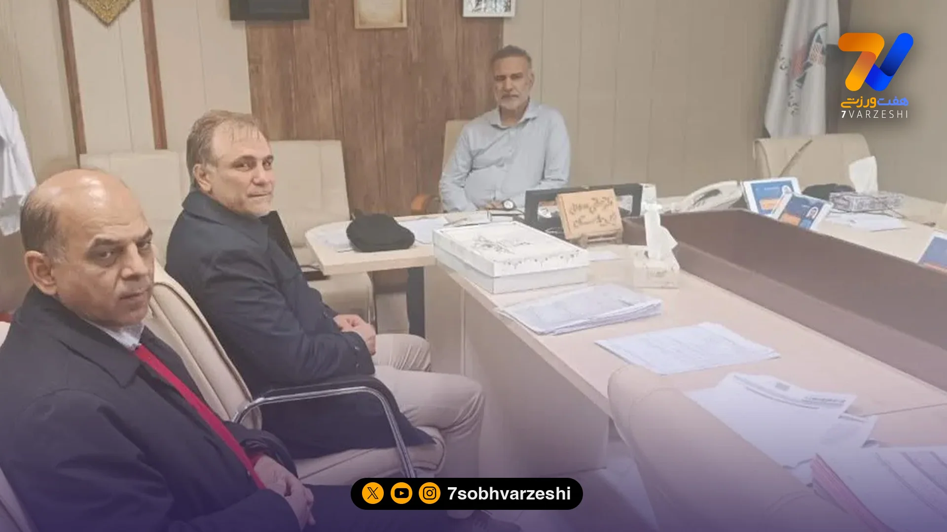 میرشاد ماجدی در بیمارستان سوانح سوختگی