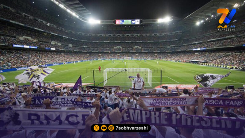 اخراج فوری هوادار رئال مادرید به دلیل سلام نازی