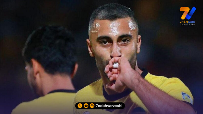 سوپرگل کاوه رضایی به سبک رونالدو!