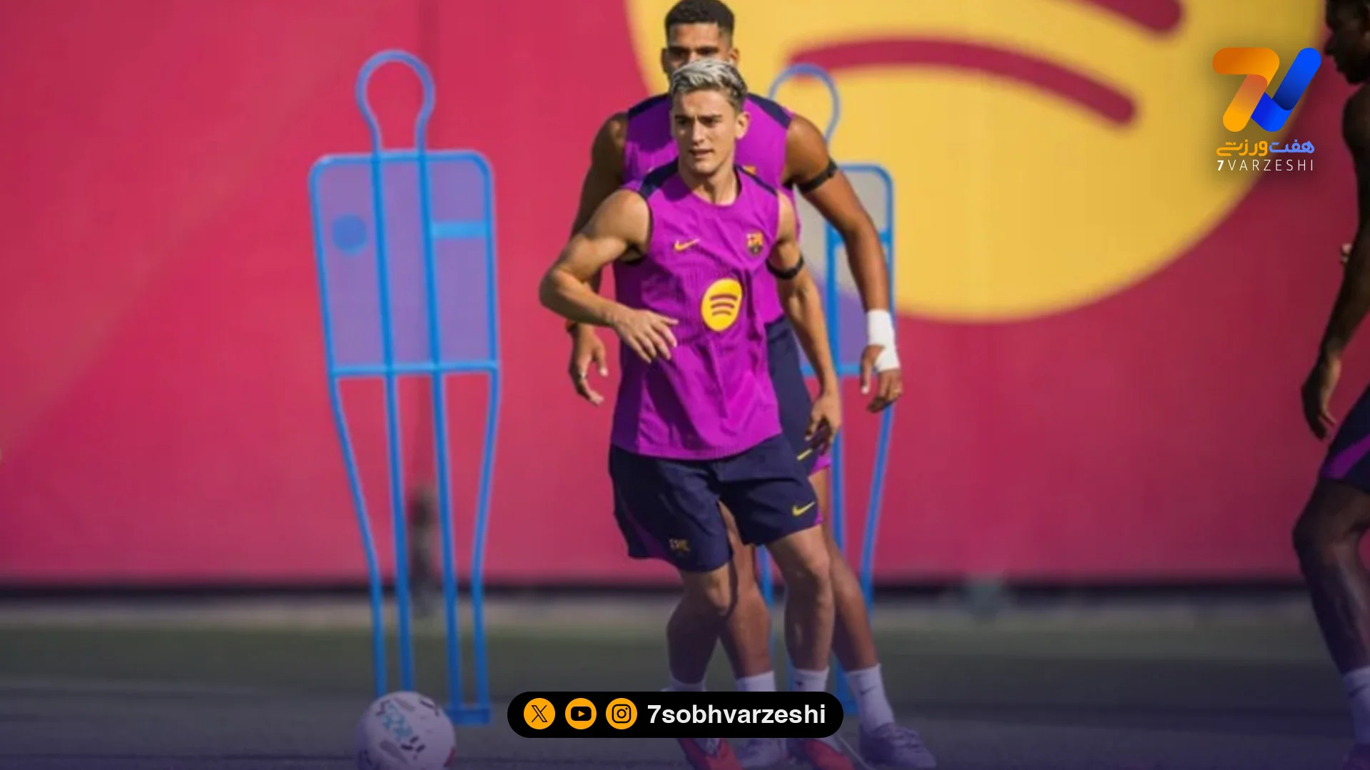 تمرین امروز بارسلونا با یک سورپرایز ویژه همراه بود - فوتبال