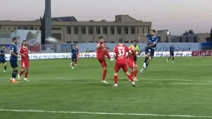 گل دوم گل گهر به پرسپولیس توسط پوریا لطیفی فر