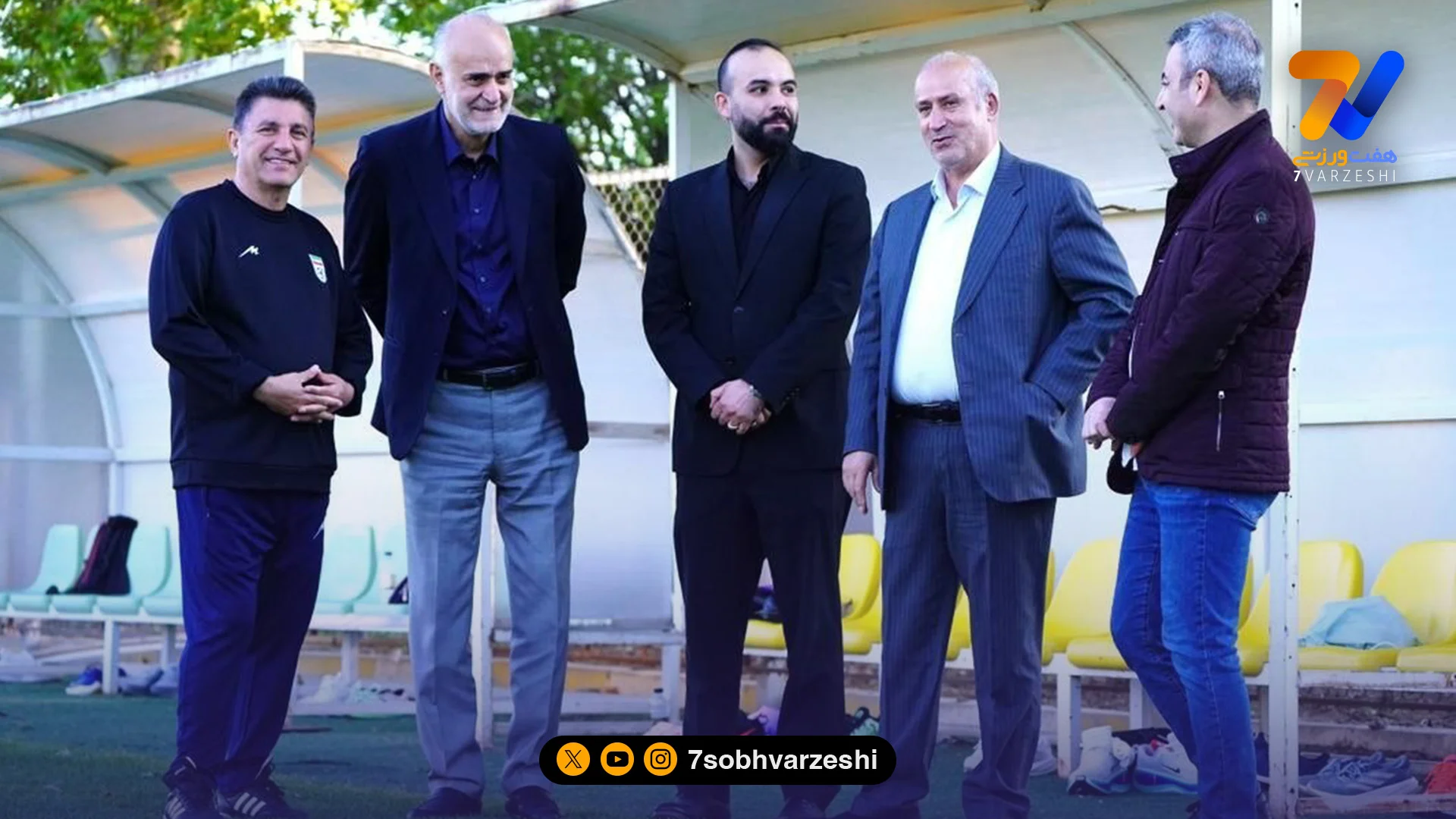 تیم ملی پیش چشم میهمانان ویژه تمرین کرد - فوتبال