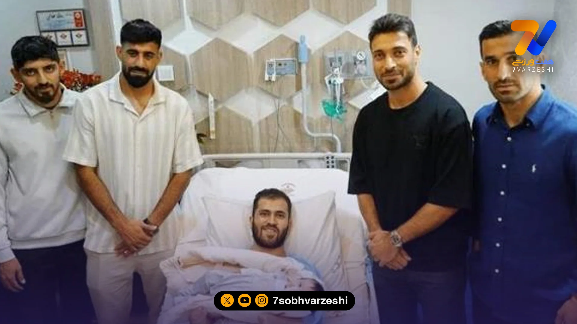 تیم ملی بر بالین رزمنده جانفدا؛ قلعه‌نویی، ملی پوشان را به دیدار قهرمان جنگ رمضان برد - فوتبال