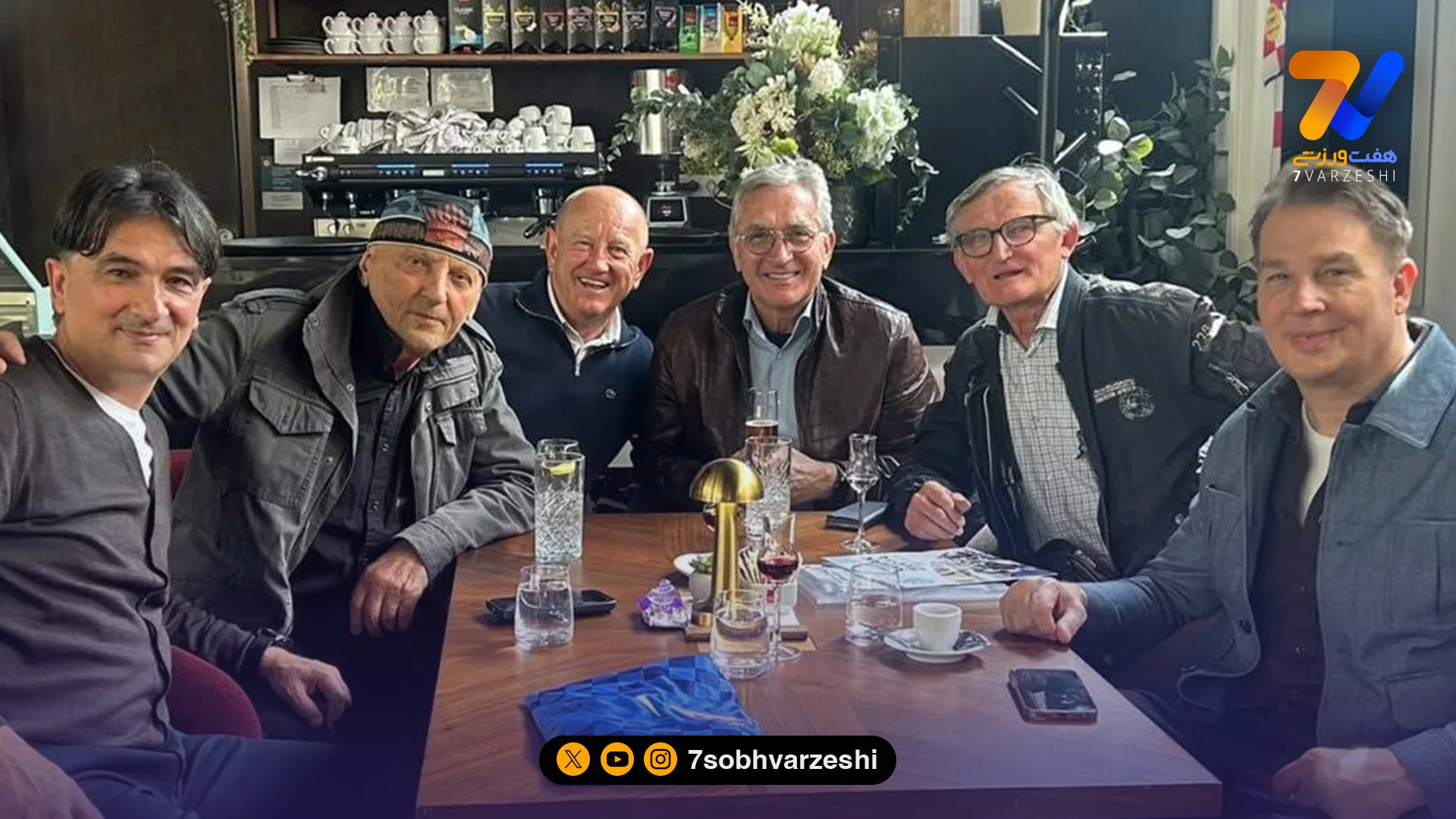 نشست دوستانه برانکو و دالیچ با رفقا - فوتبال