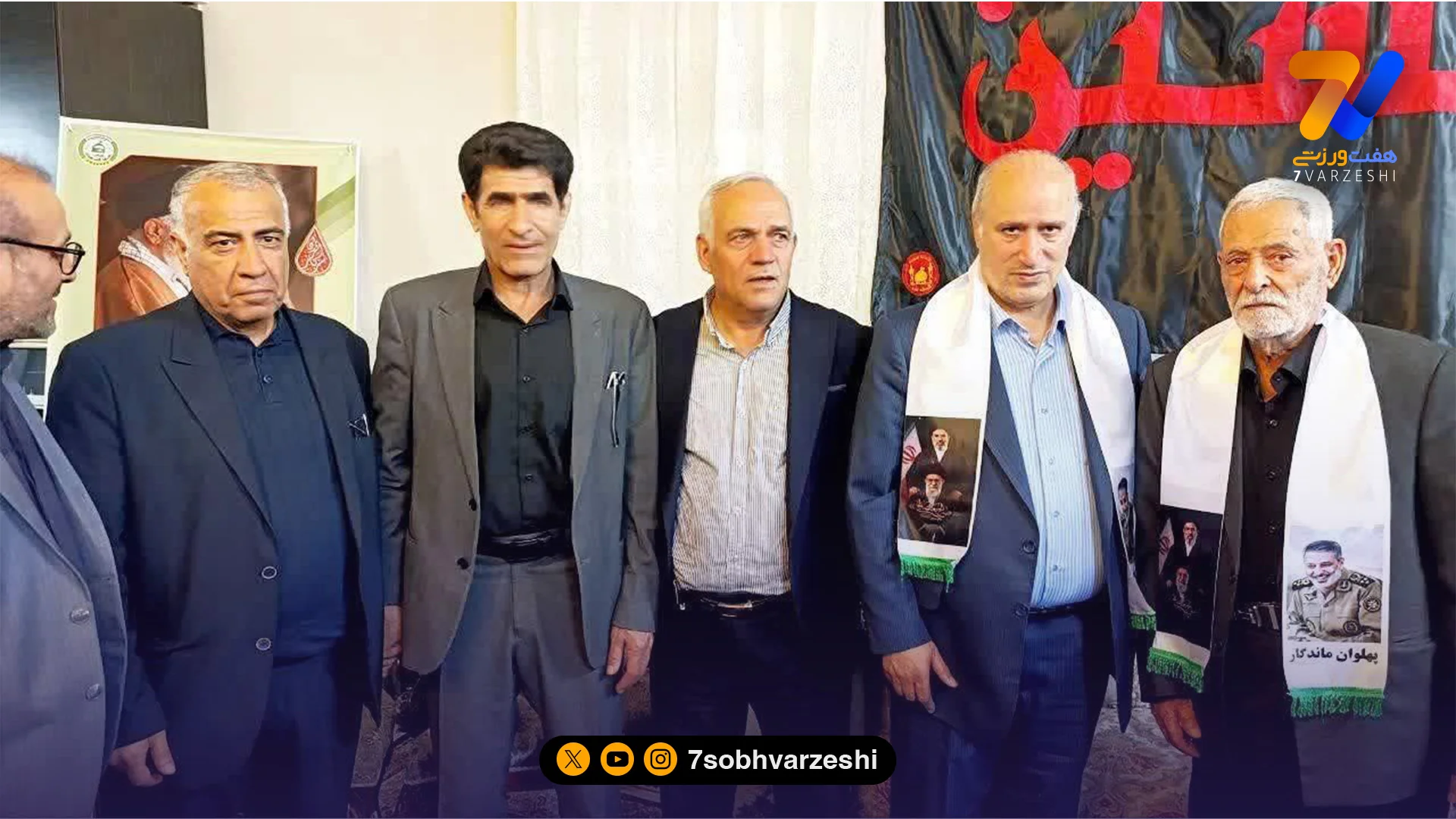 تجلیل مهدی تاج از شهید سپهبد موسوی - فوتبال