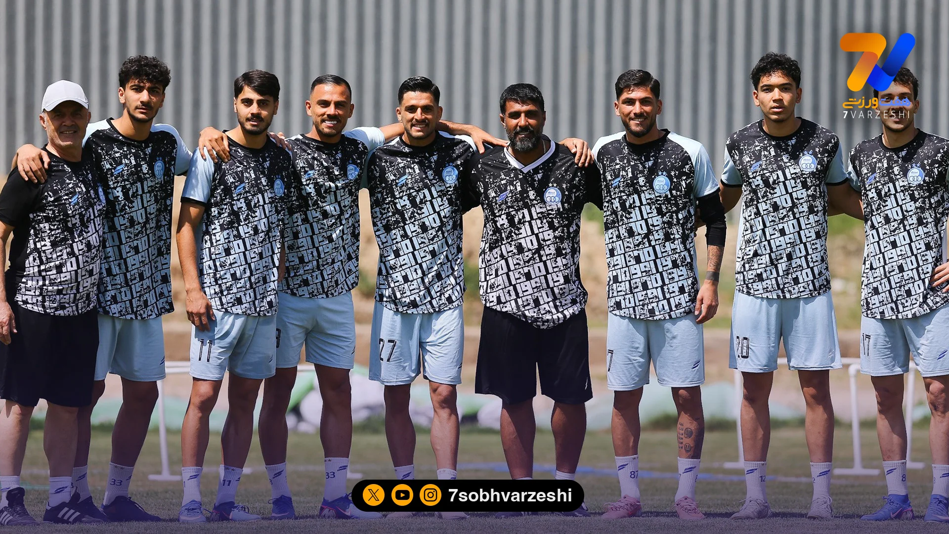 رونمایی از آشورماتوف جوان در تمرین استقلال - فوتبال