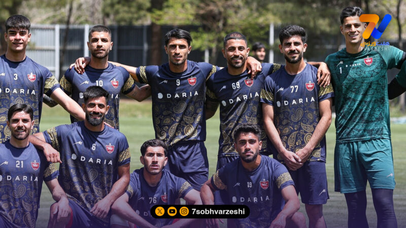 گزارش تصویری از تمرین امروز سرخپوشان