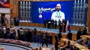 امیرحسین زارع آقای ورزش ایران در سال 1404 و قهرمان ایران شد - تکواندو