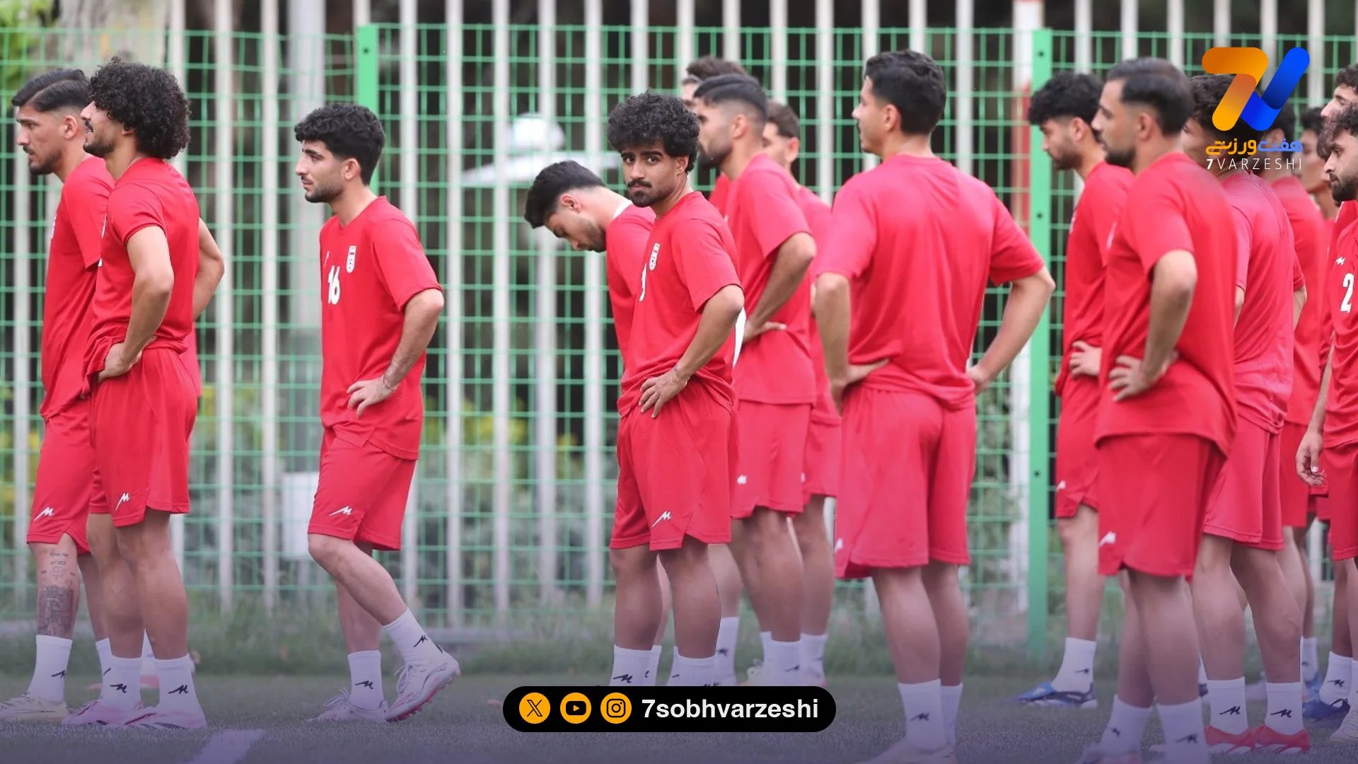 تمرین پرفشار امیدها در روز نهم اردو - جام‌جهانی