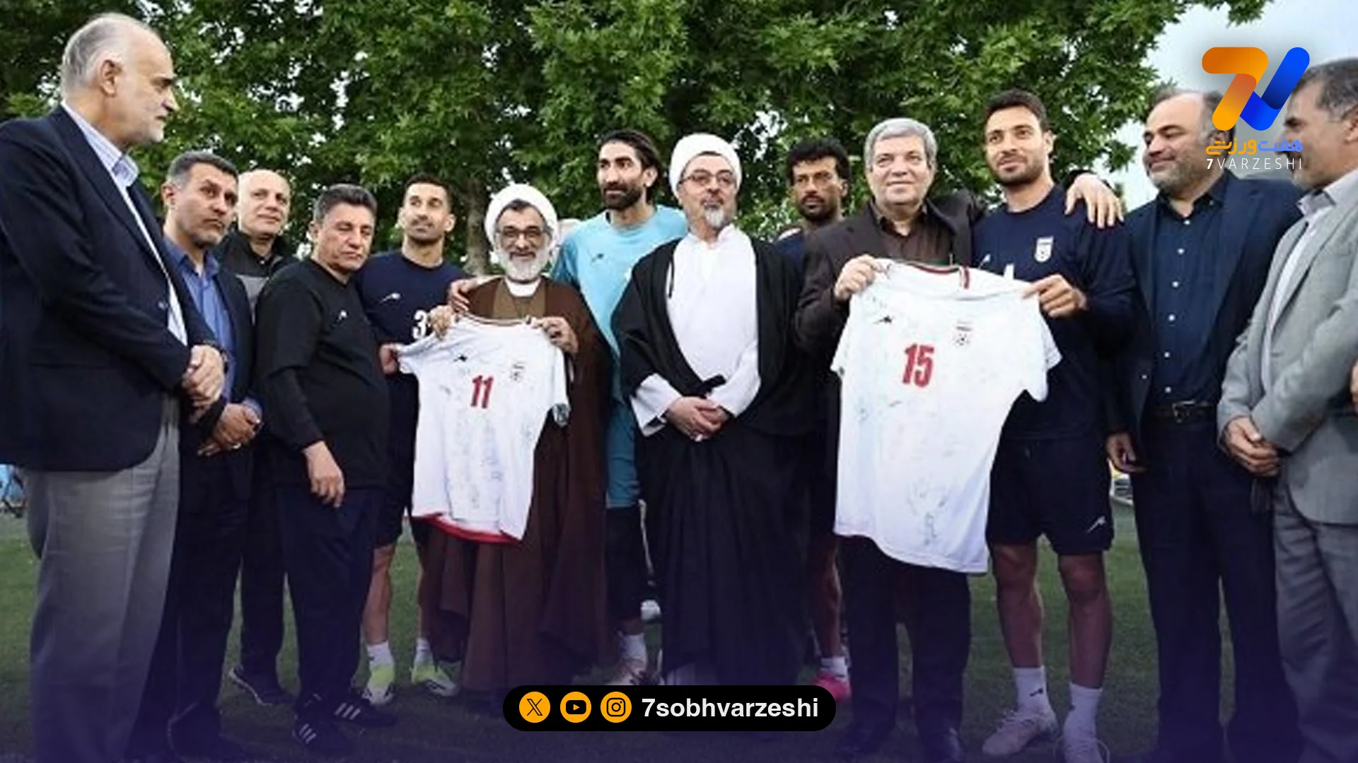 بازدید دبیر شورای انقلاب فرهنگی از اردوی تیم ملی - جام‌جهانی