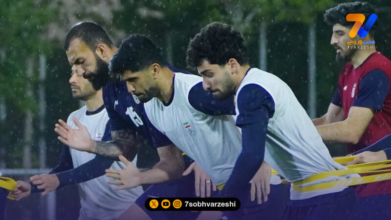 گزارش تصویری| تمرینات توفانی تیم ملی!