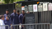 اولین قدم برای جام جهانی؛ ملی‌پوشان ایران در سفارت آمریکا