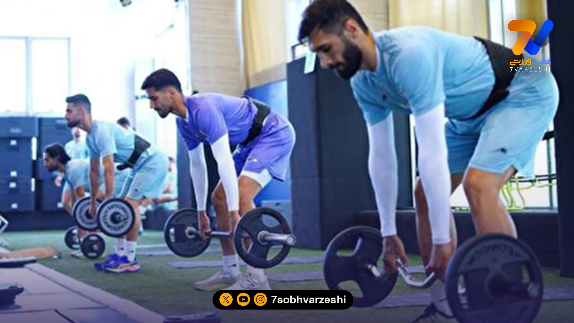 استارت فاز چهارم تمرینات تیم ملی با کارهای قدرتی - فوتبال