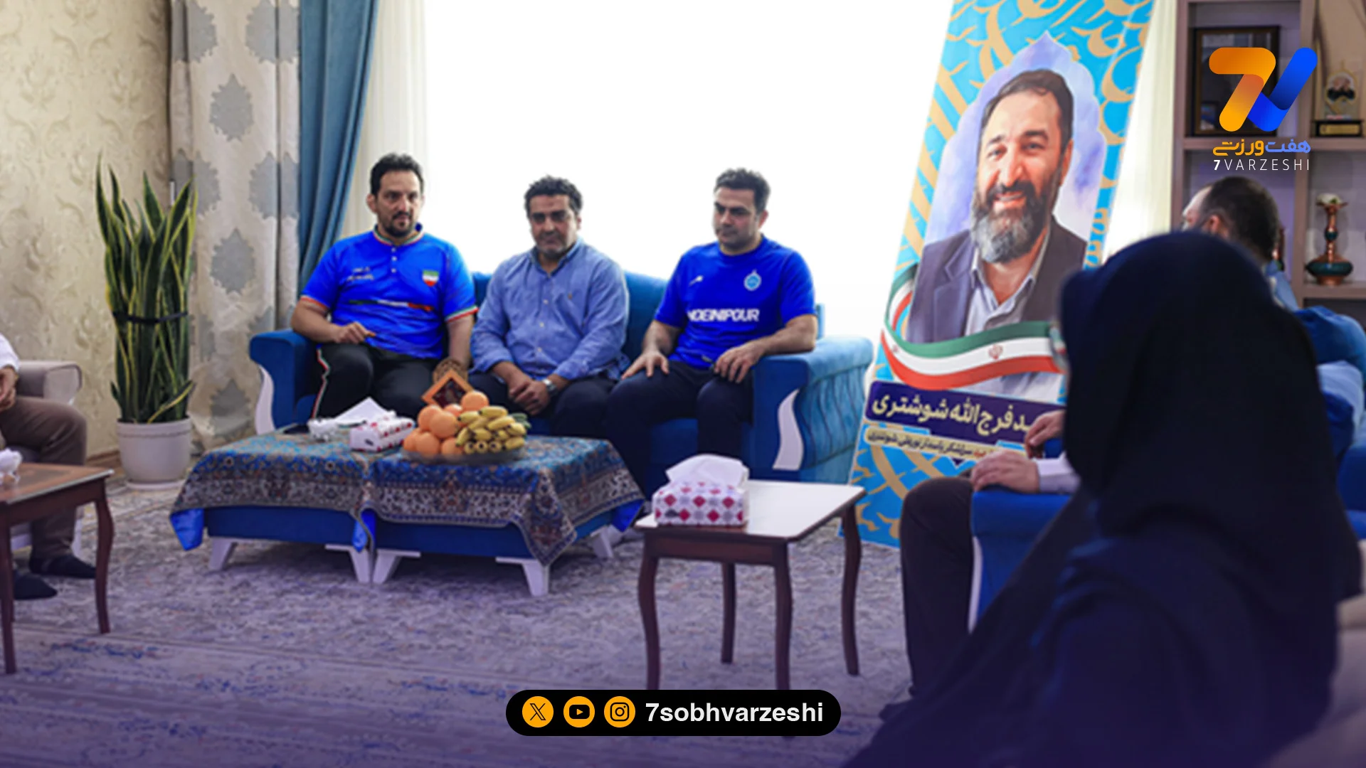 حضور سرمربیان تیم ملی کشتی در منزل شهیدان شوشتری - سایر ورزش‌ها
