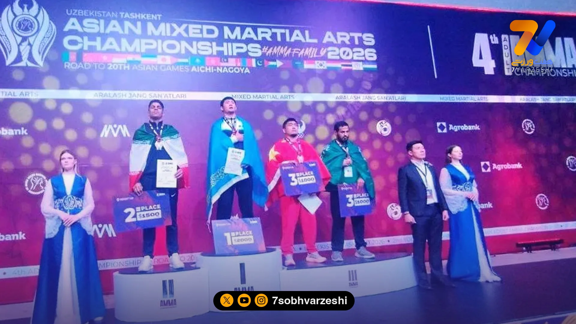 درخشش کاروان ایران در قهرمانی آسیا؛ ۱۱ مدال برای ملی‌پوشان MMA - سایر ورزش‌ها