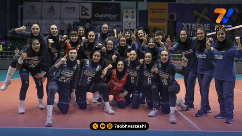 صعود مقتدرانه دختران والیبال ایران به فینال آسیای مرکزی