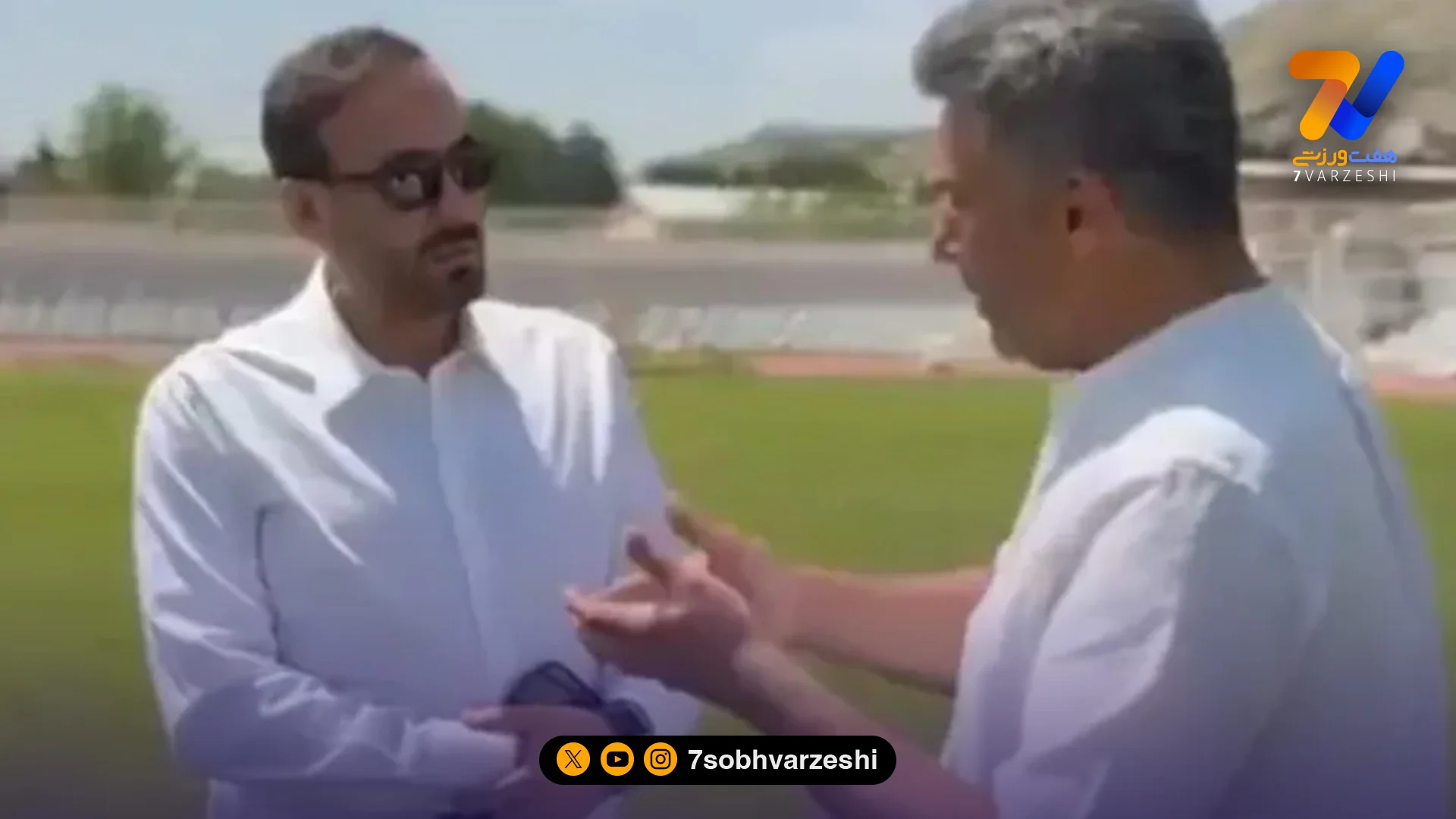 بازدید مالک خیبر از ورزشگاه تختی خرم‌آباد - فوتبال