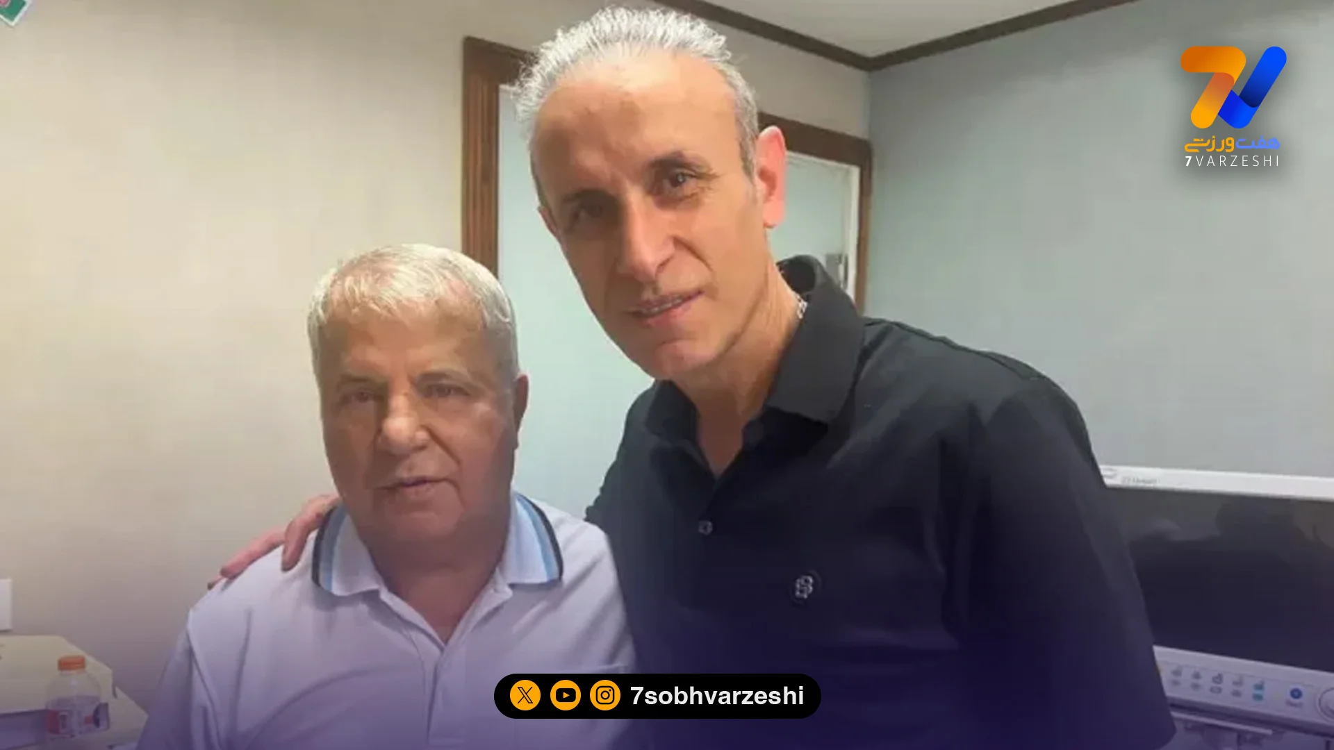 بزرگان فوتبال بر بالین سلطان