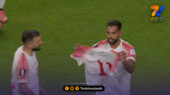 گل اول اردن به اتریش توسط علی اولوان در دقیقه 50