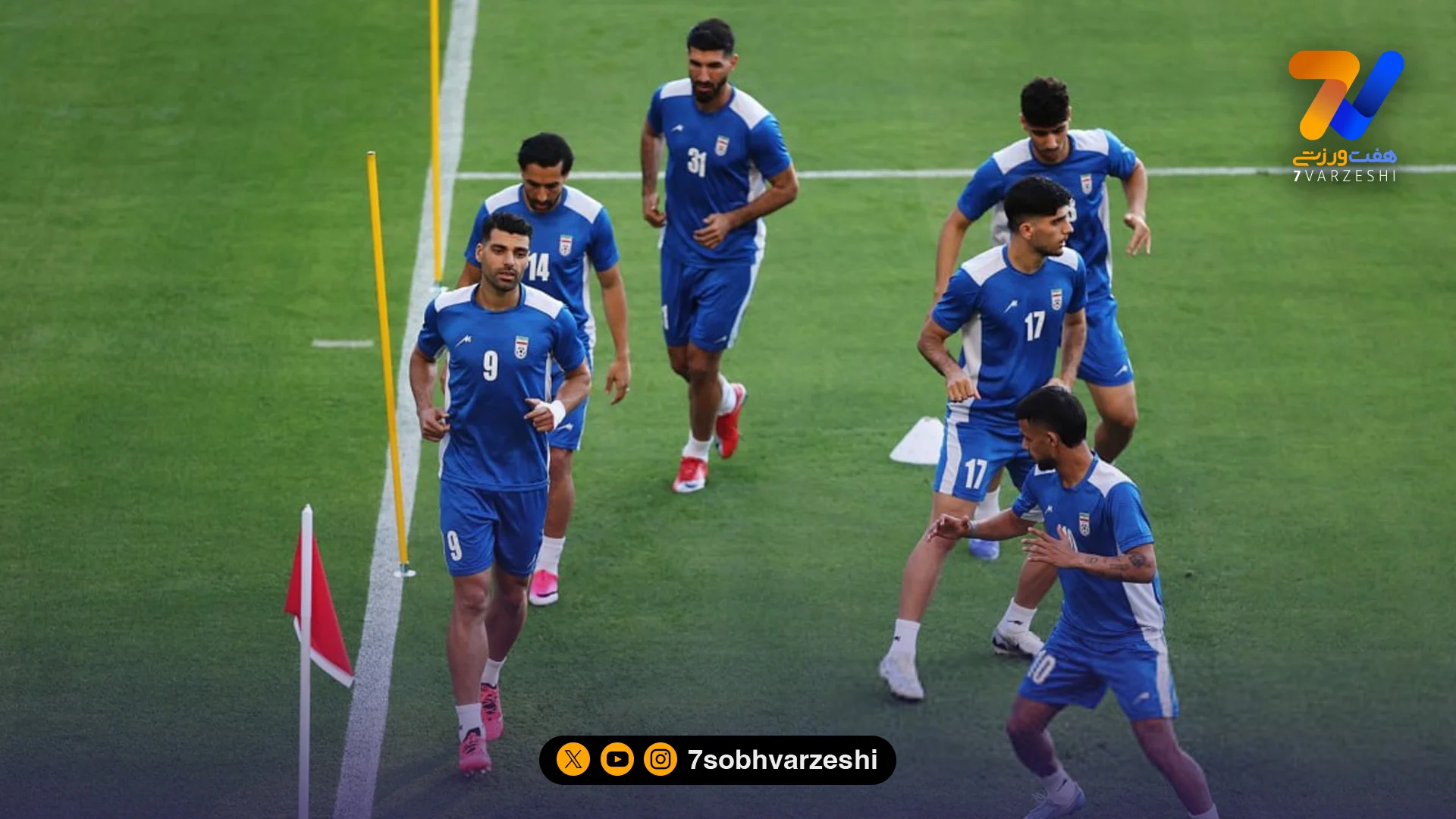 آماده‌سازی شاگردان قلعه‌نویی قبل از نبرد با نیوزلند - جام‌جهانی