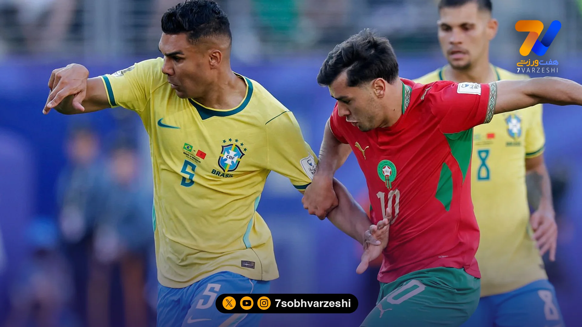مالکیت نزدیک، شوت‌ها برابر؛ آمارهای دیدار برزیل و مراکش - جام‌جهانی