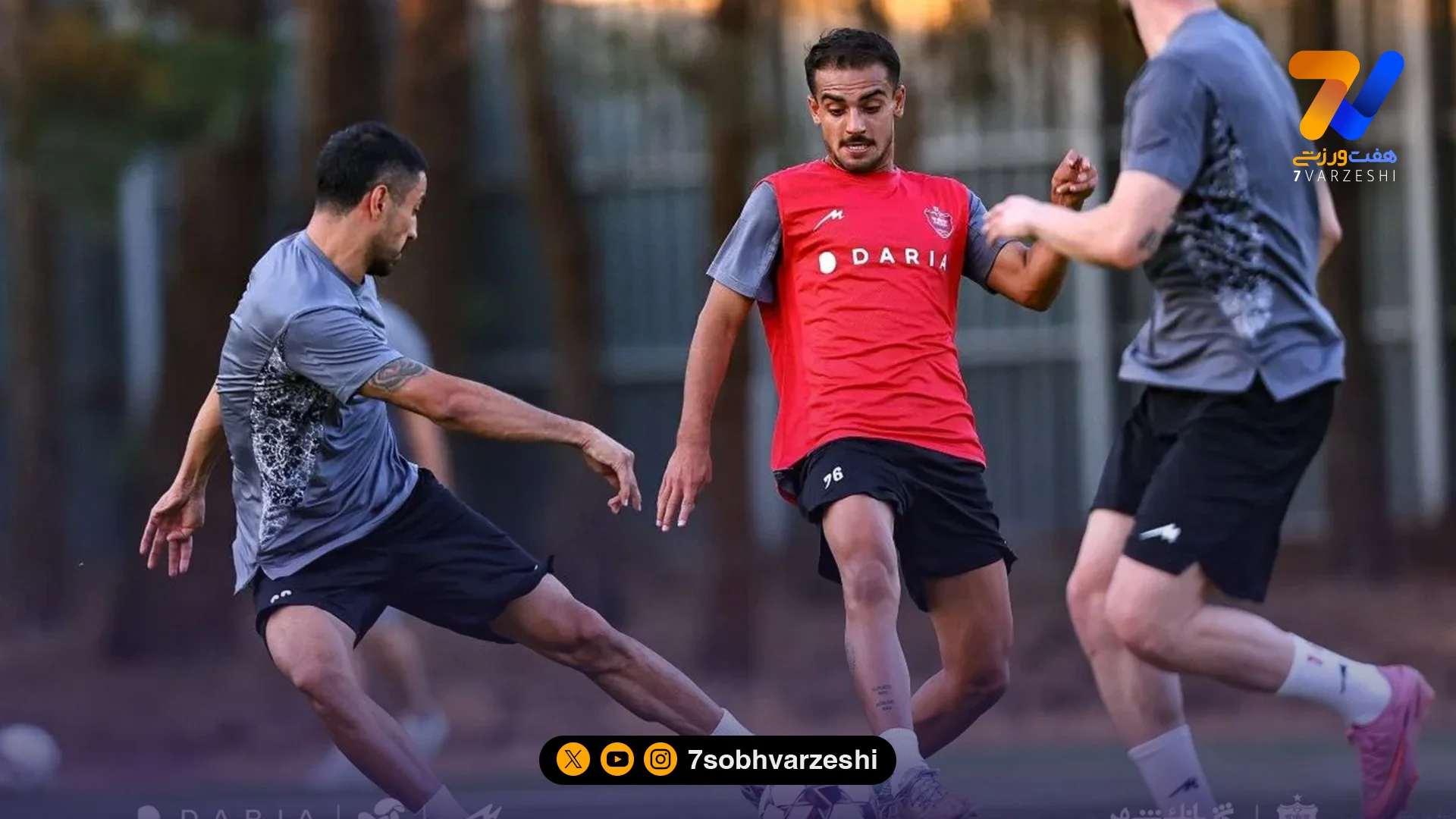 حضور پایه های پرسپولیس در تمرین بزرگسالان - فوتبال